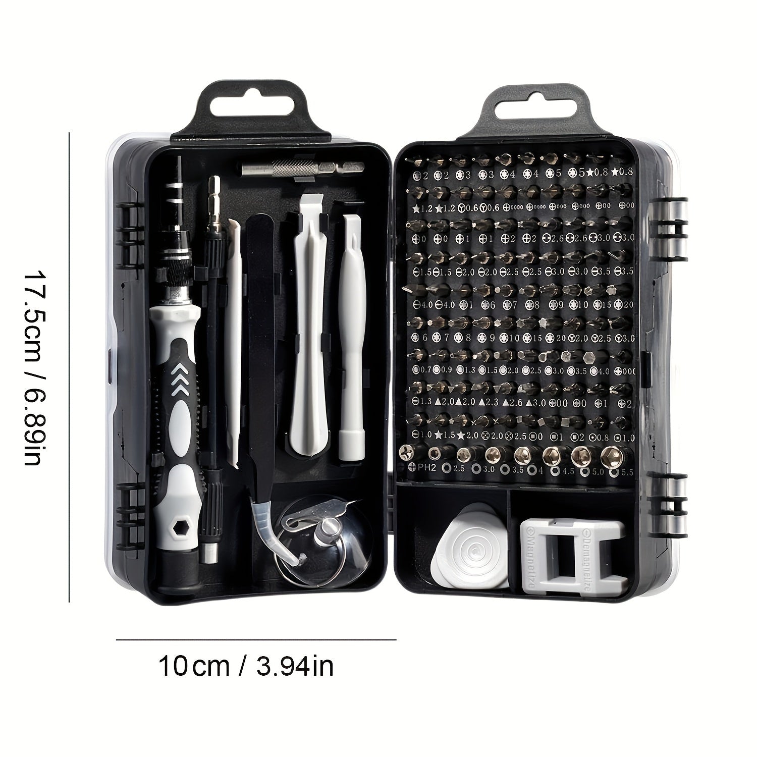 115-in-1 Magnetic Screwdriver Set with High Hardness and Special-Shaped Bits