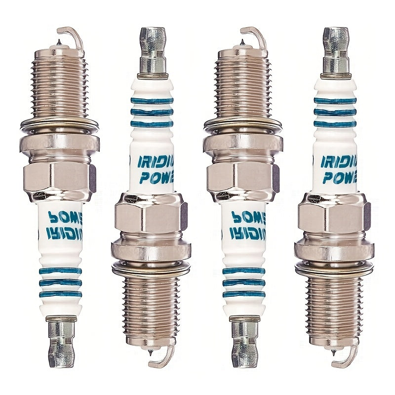 4 Pack IRIDIUM Spark Plugs for Cars, High Performance, Long Lasting