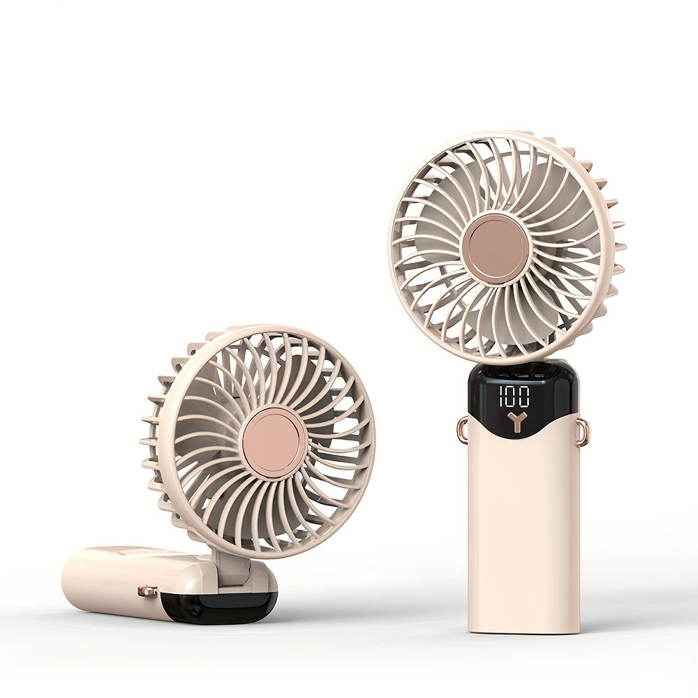 Portable Handheld USB Fan Personal Air Cooler for Travel Office Outdoor