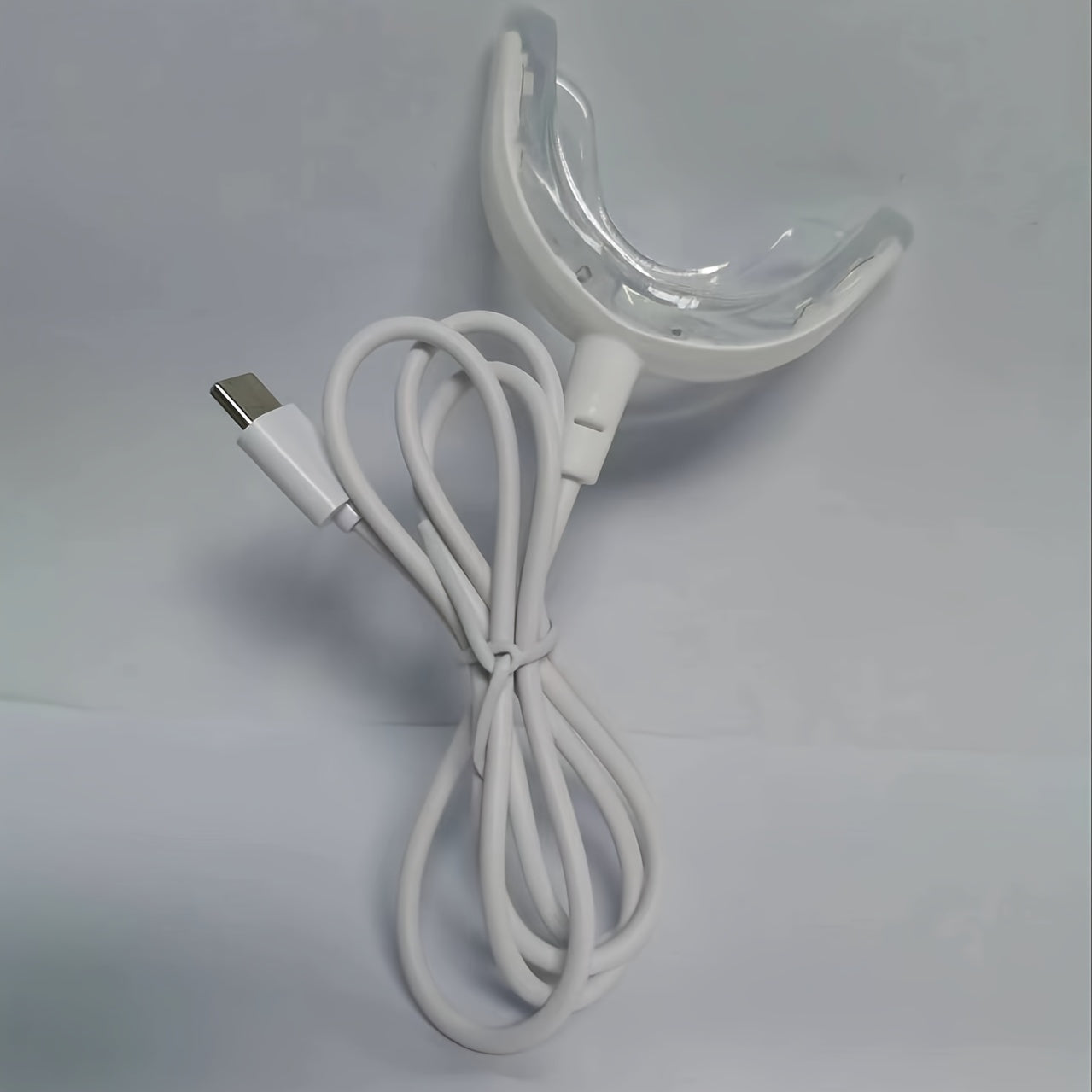 LED Teeth Whitening Light USB Powered No Batteries Dental Care Accessory for Men and Women