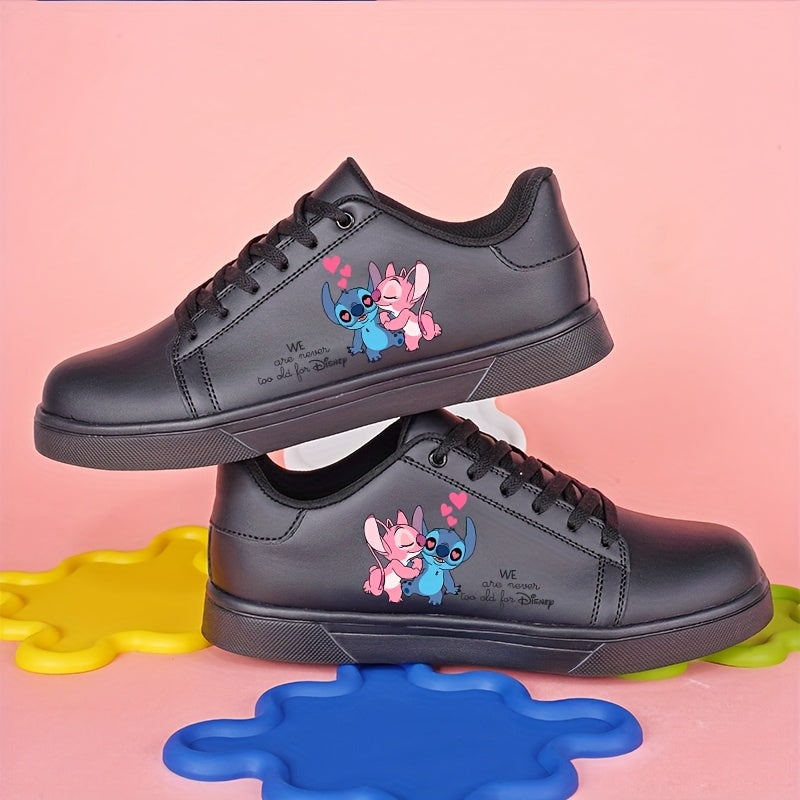 Unisex Casual Canvas Sneakers - Black White All-Season Comfort Low High Top