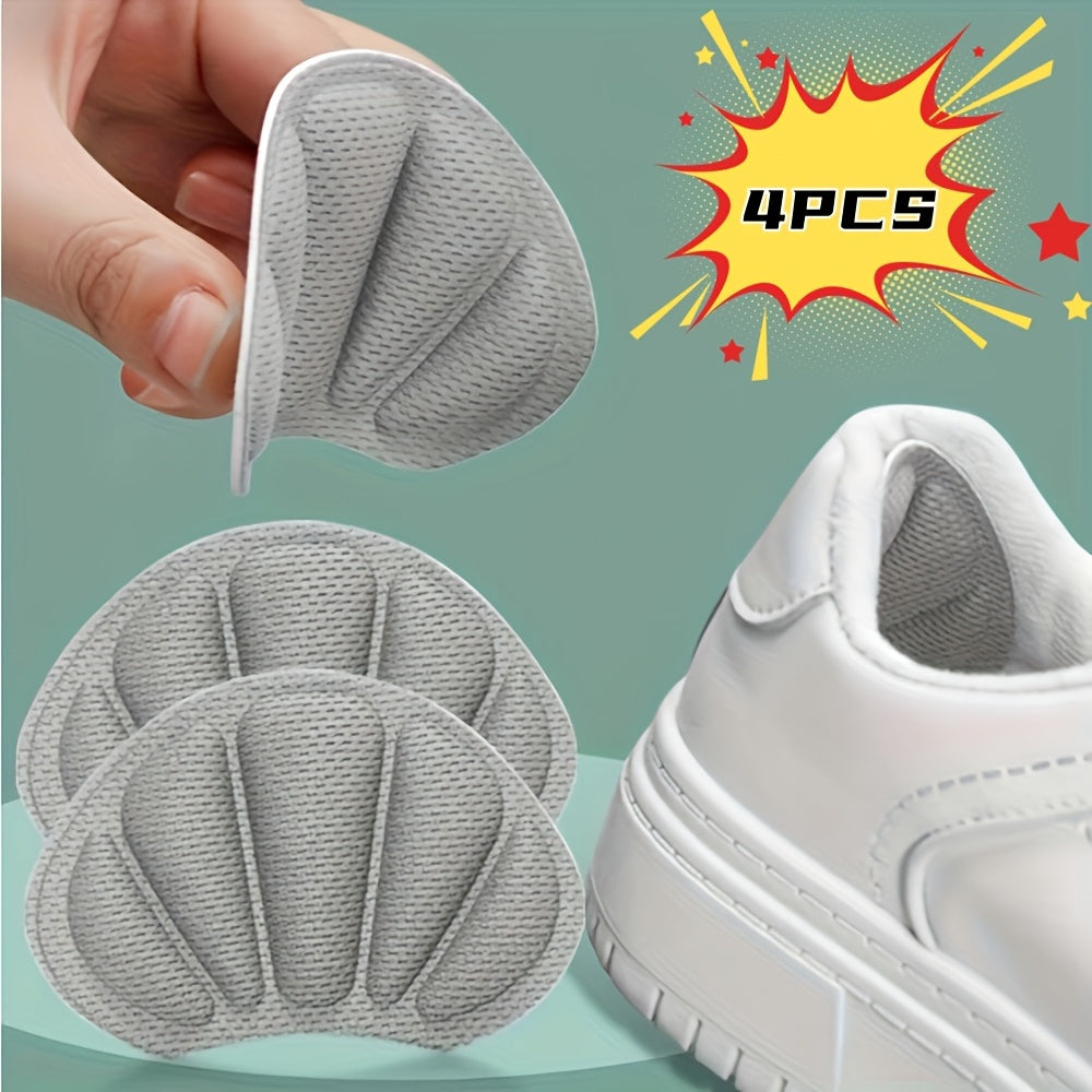 Unisex Heel Protector Pads Sticky Cushions for Shoes, Comfortable, Reusable