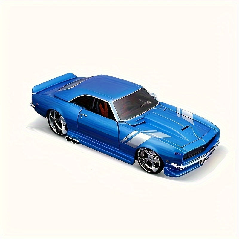 Kids Diecast 1:24 Scale Blue Chevrolet Camaro Z/28 Model Car Collectible