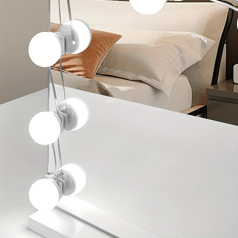 Dimmable LED Vanity Mirror Lights for Makeup and Bathroom Mirrors Plastic Modern Polished Up-Style Sconce
