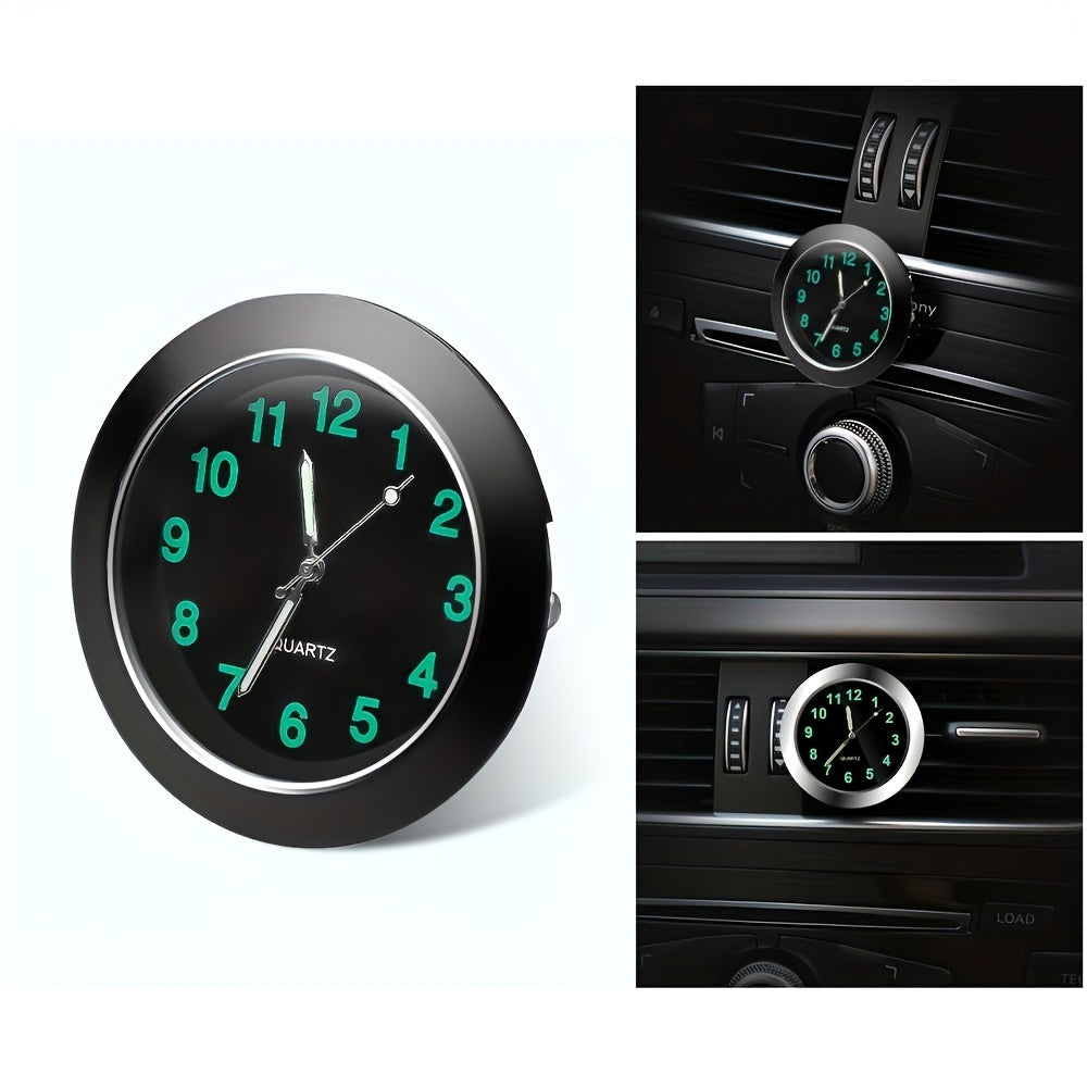 Mini Car Interior Digital Clock Quartz Watch Auto Decor