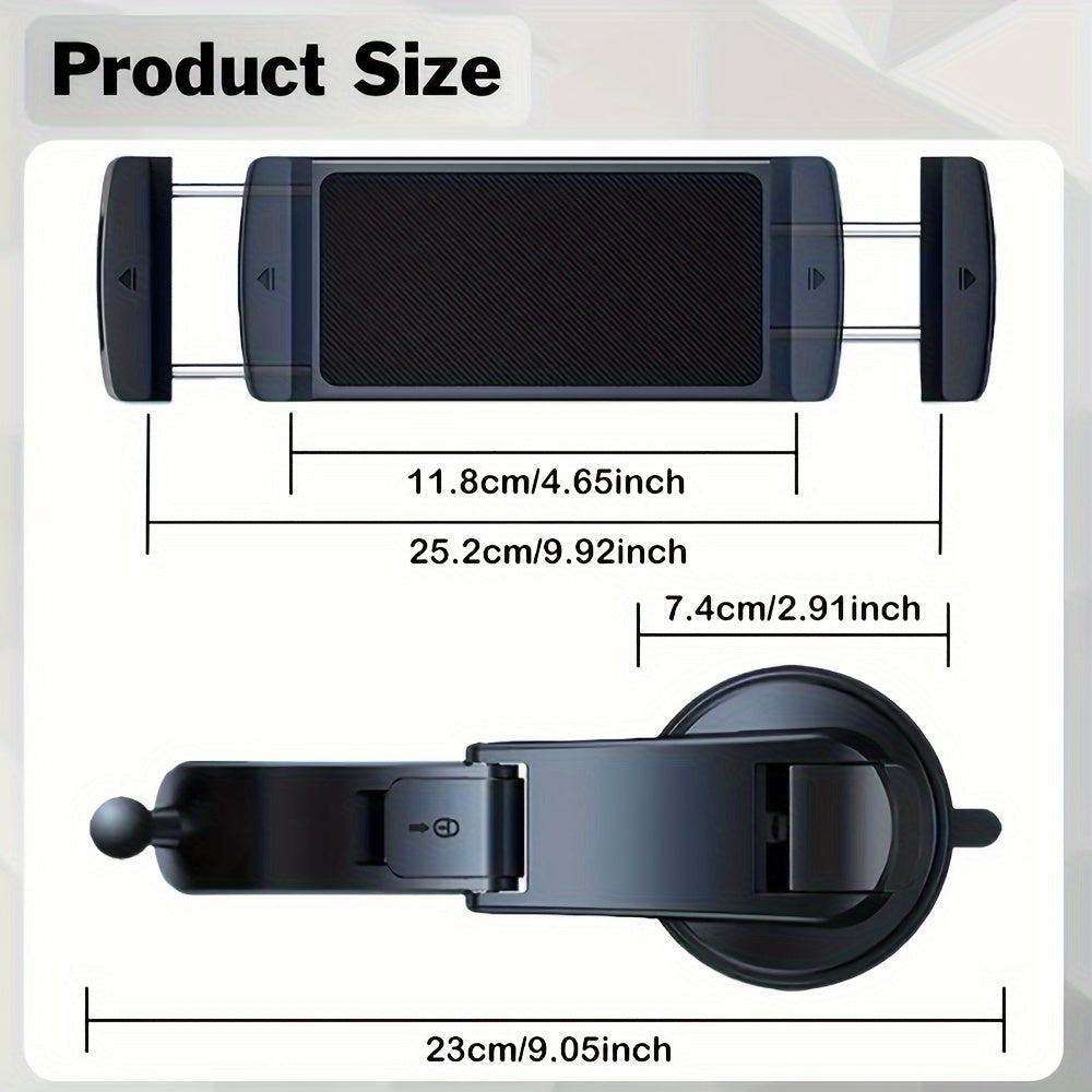 Adjustable Car Dashboard Mount ABS Material Round Cup Holder for Phones Tablets