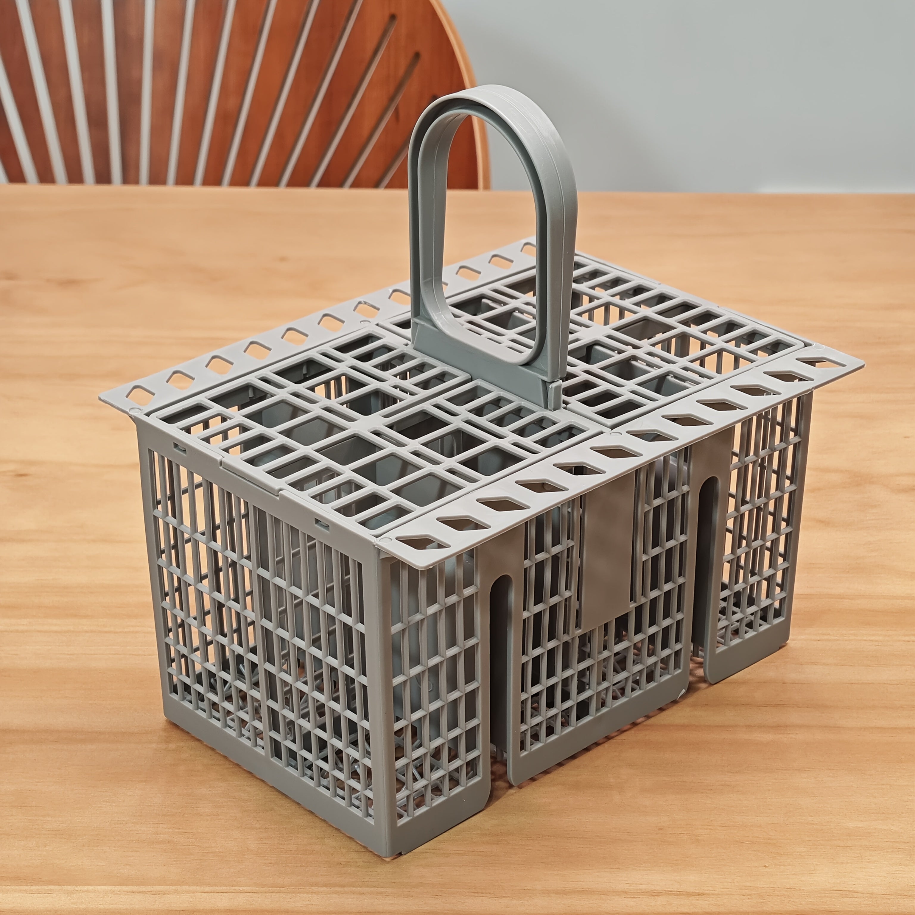 Plastic Dishwasher Cutlery Basket with Knife and Fork Storage Durable Material