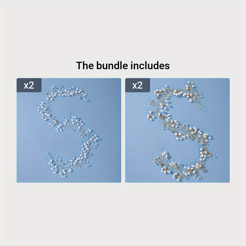 Elegant Fairy-Style Pearl and Braided Hairband for Bridal Wedding Accessories