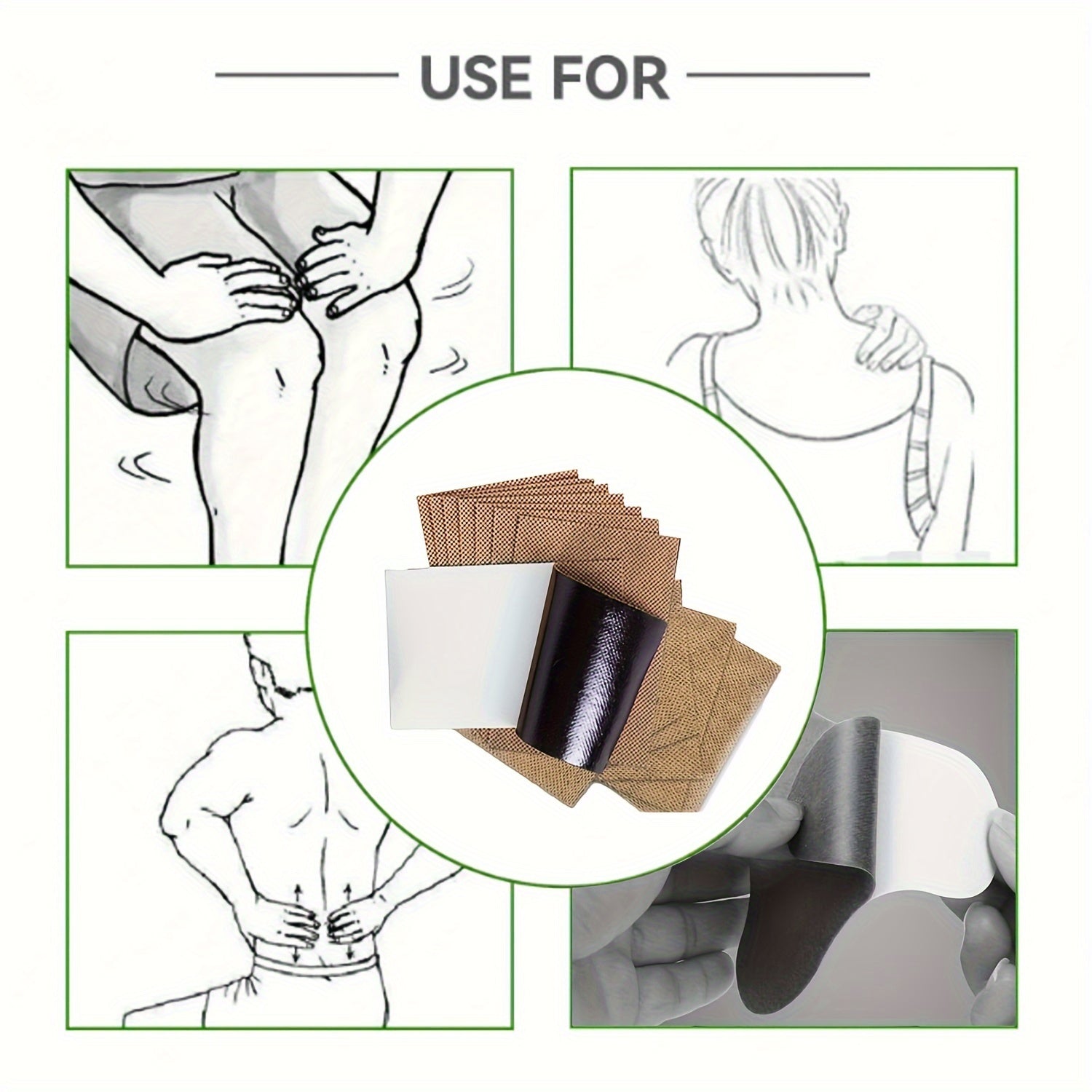 Chinese Scorpion Stickers for Shoulders Back Knees Waist Elderly Adults Family 16 40 80 pcs