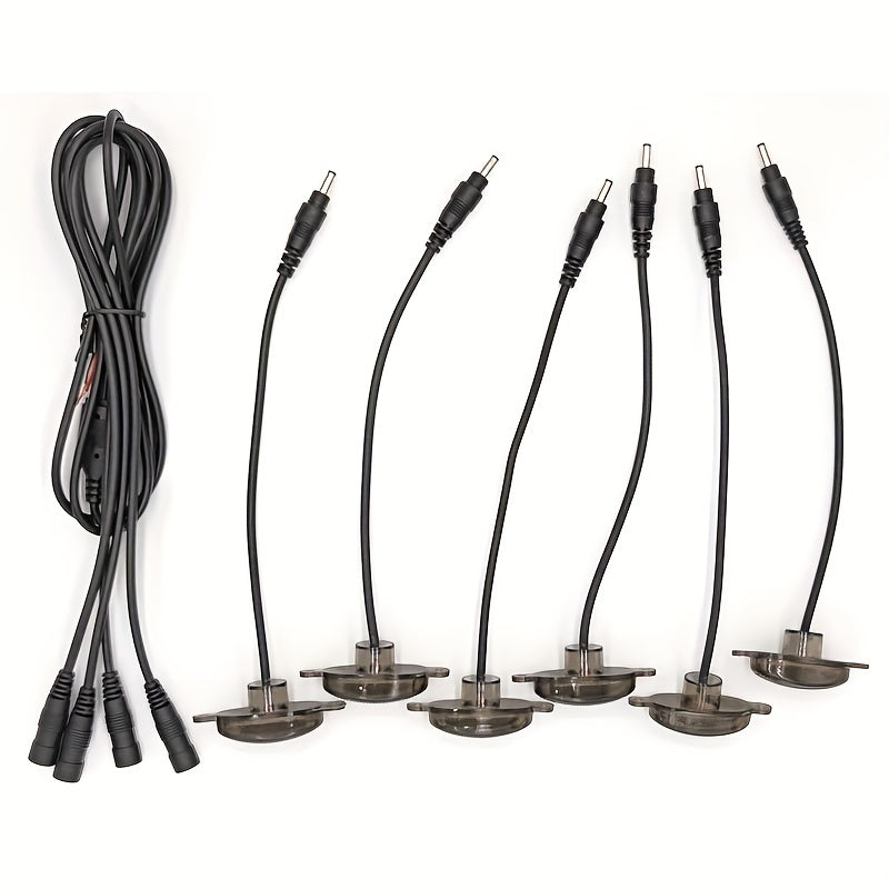 Противотуманные светодиодные фары для внедорожников и грузовиков, дымчатый янтарный, дневной ходовой огонь