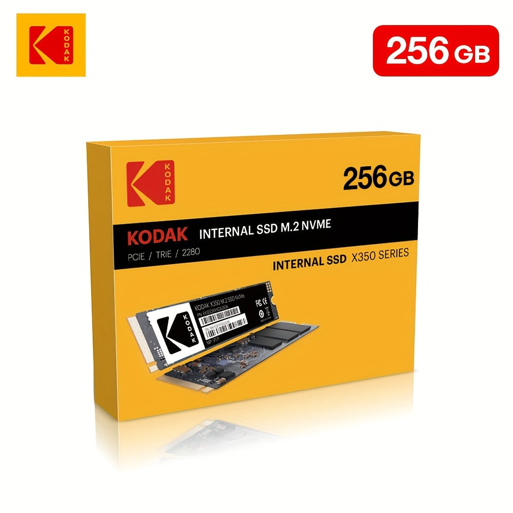 Kodak SSD M2 NVME qattiq holatli disk, 1TB, 512GB va 256GB hajmida mavjud bo'lib, noutbuklar va stol kompyuterlari uchun o'qish tezligi 2000MB/s gacha.