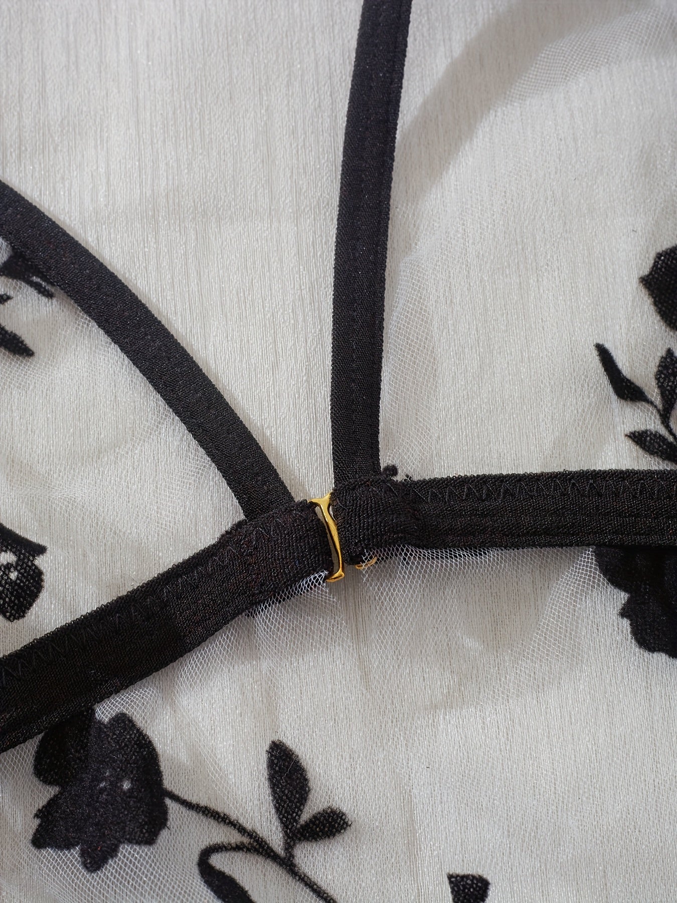 Plus Size Cotton Erotic Pajama Set and Dressing Gown Two Pack