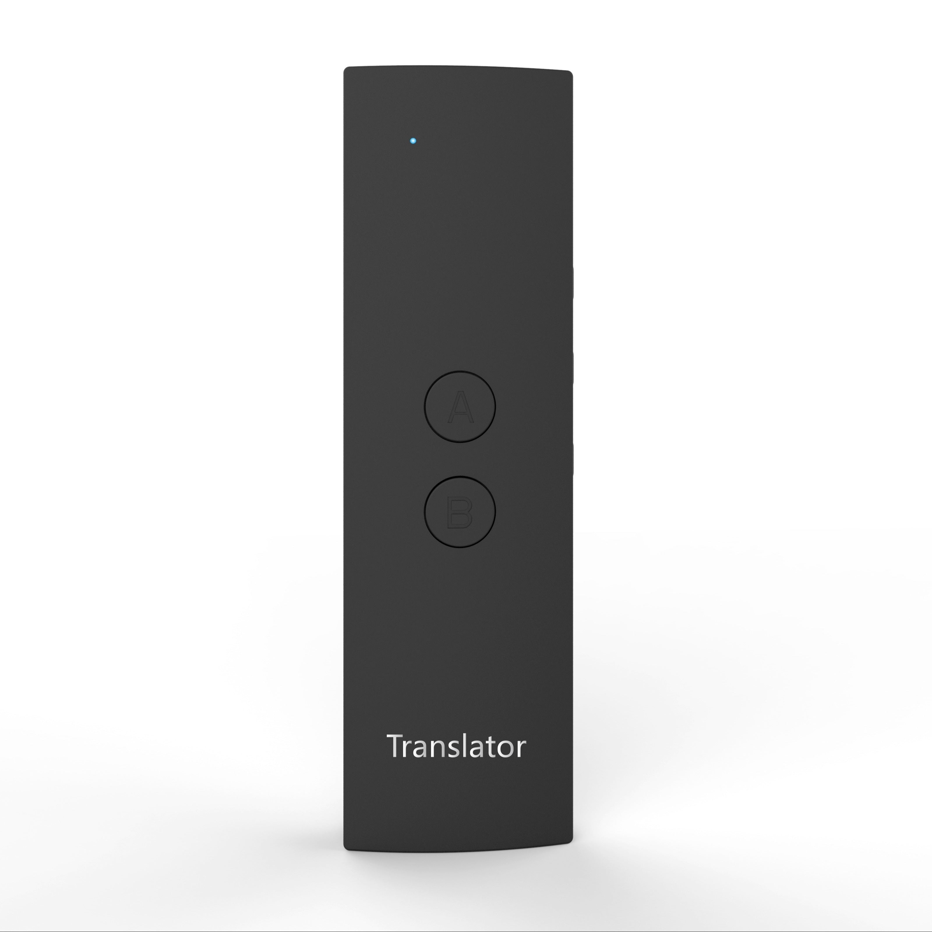 Black Portable Voice Translator Device with 69 Languages, Wireless, Rechargeable