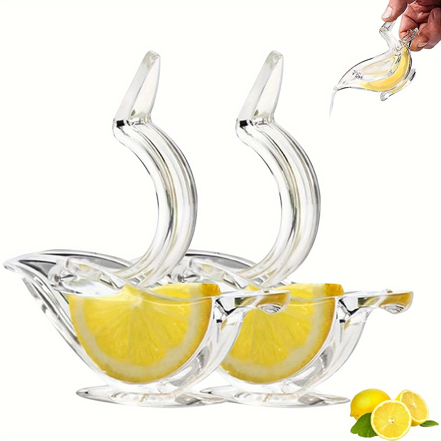 Multifunctional Citrus Squeezer Manual Lemon Juicer with Pour Spout