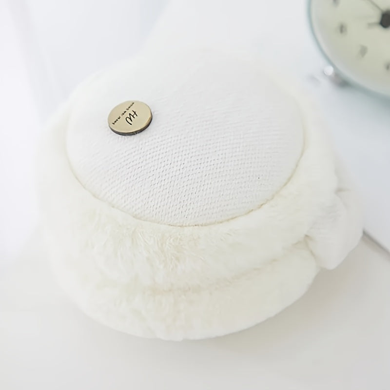 Cozy Plush Ear Warmers for Cold Weather Outdoor Activities with Ear Flaps