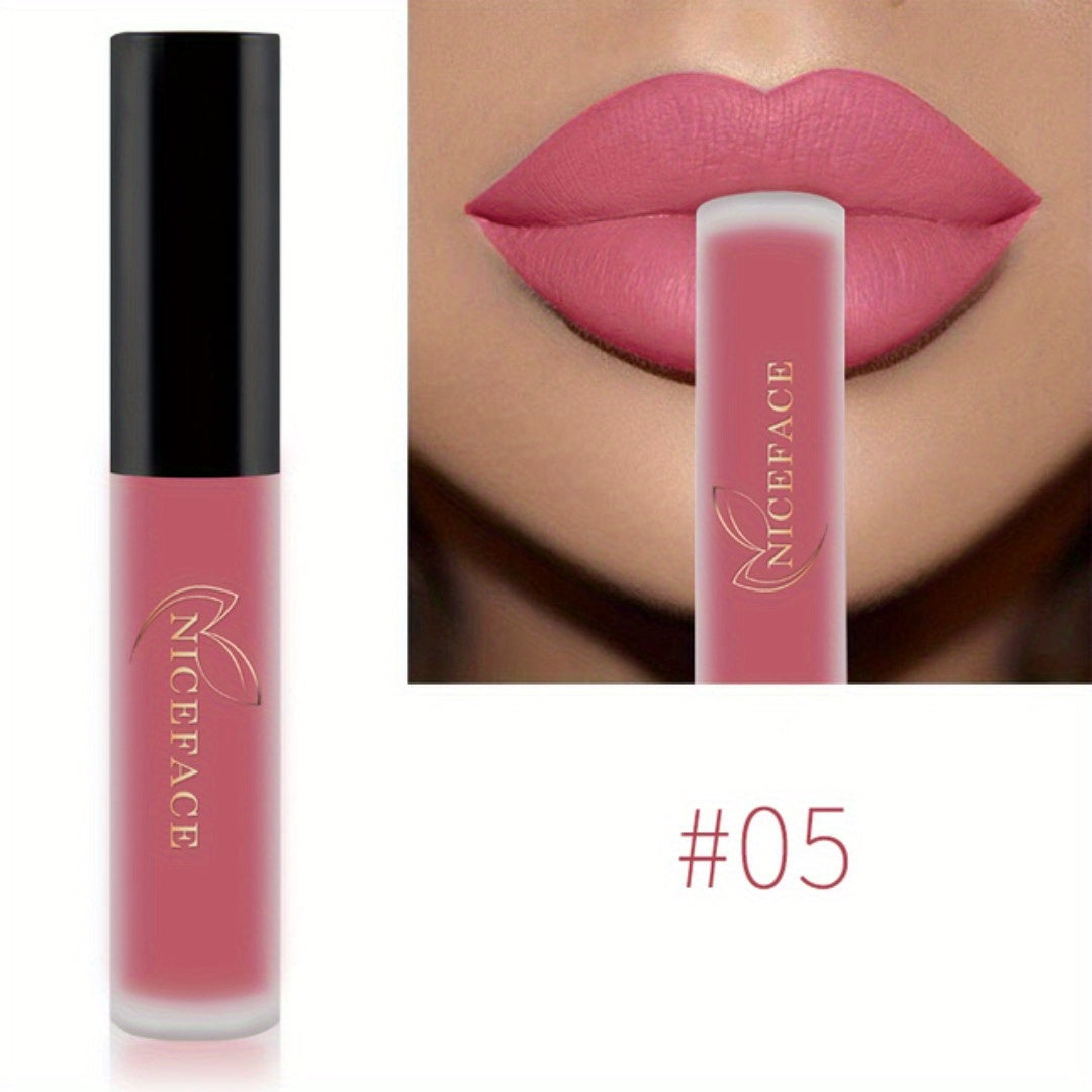 Set de gloss de labios mate para mujer, 20 colores, lápiz labial de larga duración, a prueba de manchas