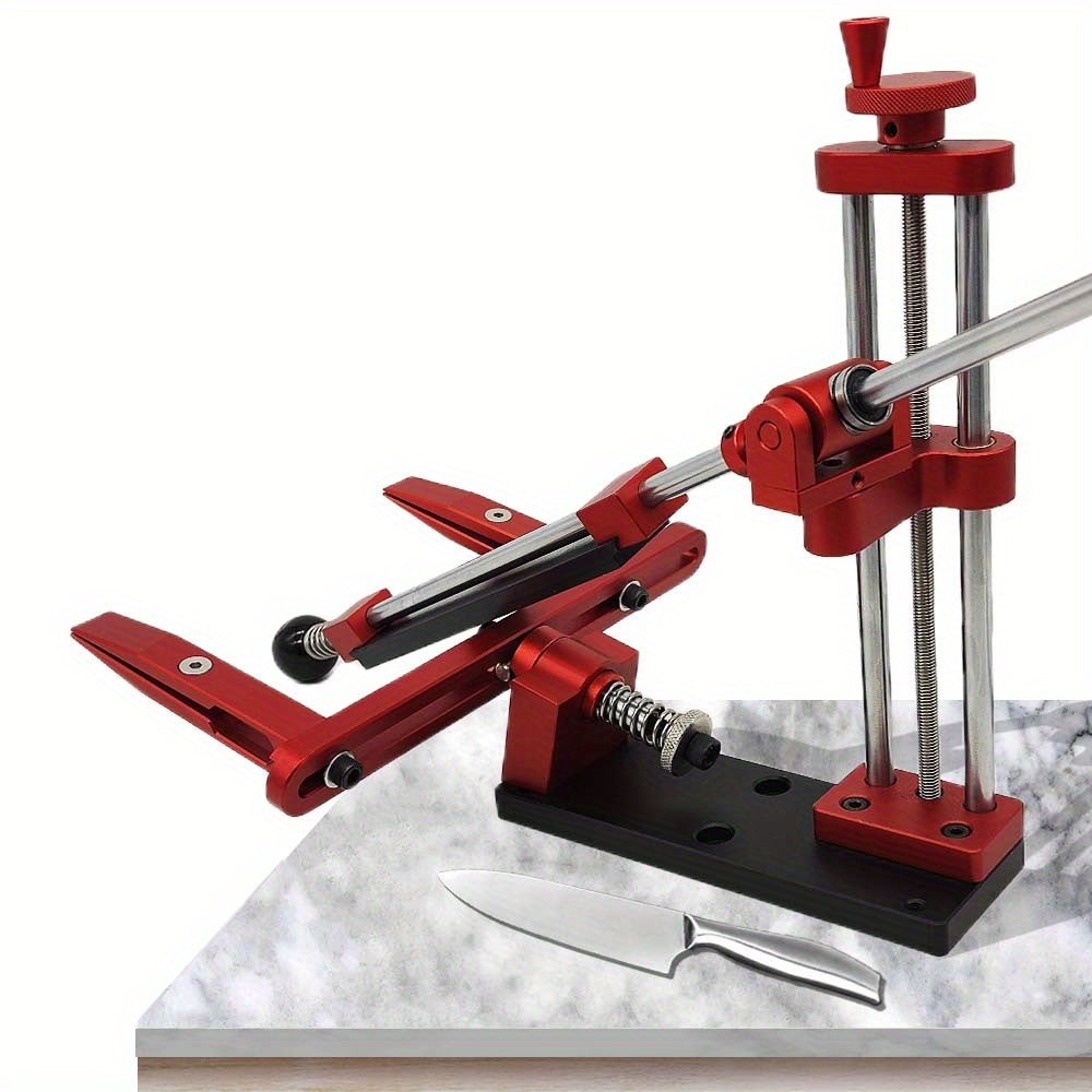 Точилка для ножей с системой поворота с фиксированным углом и точильными камнями