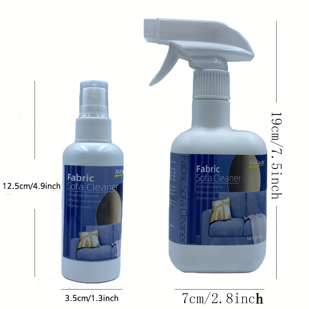 Waterless Fabric Cleaner for Sofas Carpets Mattresses and Walls Stain Remover