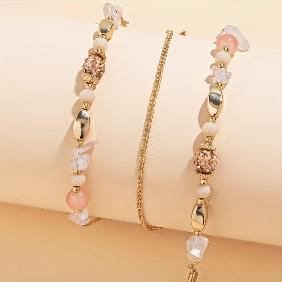 Women's Eyewear Chain with Irregular Colorful Turquoise Beads