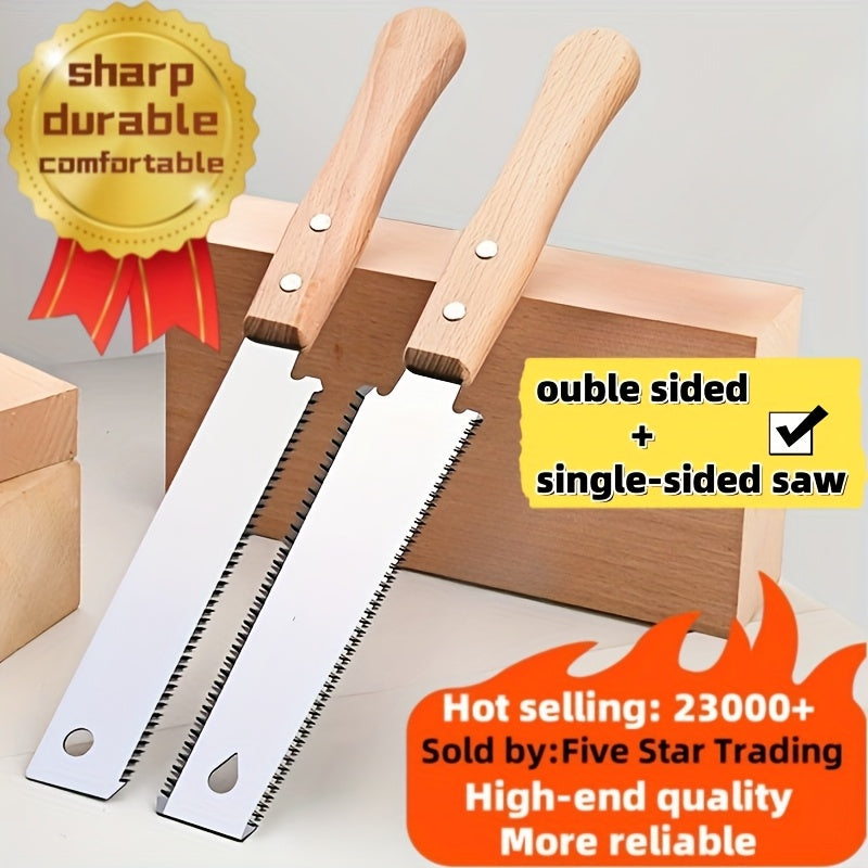 Двусторонняя ручная пила для деревообработки и садоводства, 6-дюймовый стальной SK5