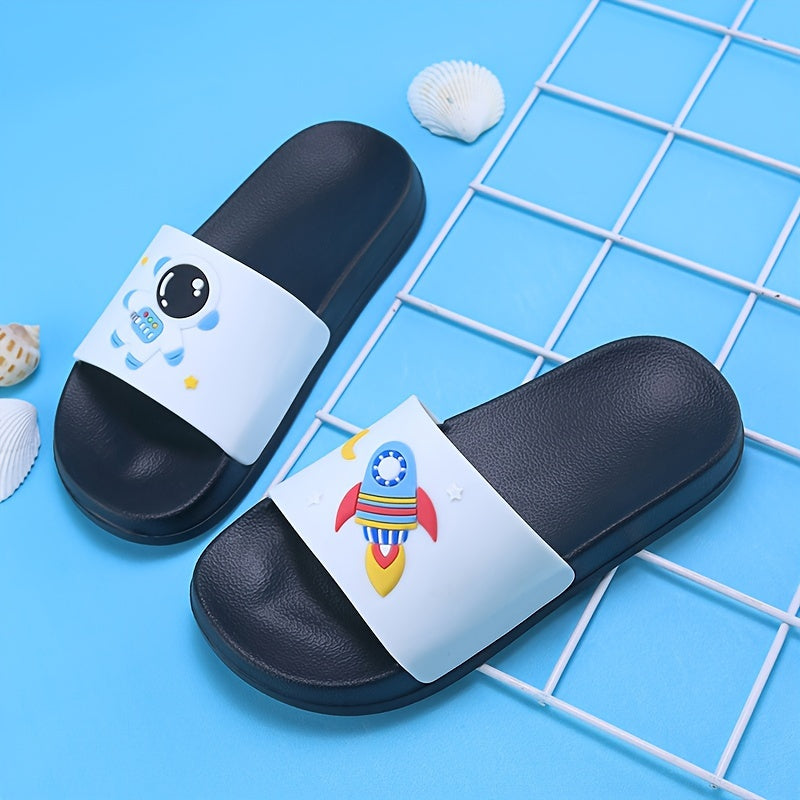 Girls Unicorn Slippers EVA Open Toe All-Season Casual Slide