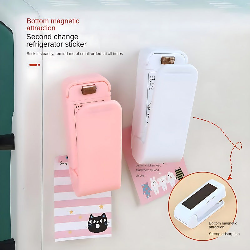 Oziq-ovqatni saqlash uchun issiqlik yopish texnologiyasi bilan mini snack yopishtiruvchi, kompakt va yengil