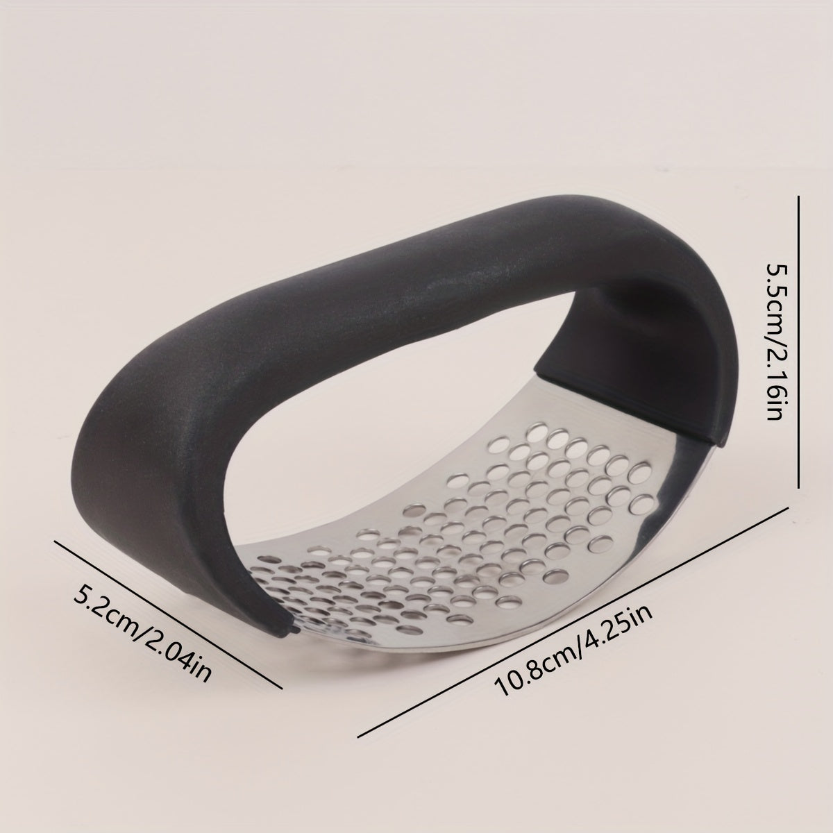 Premium 304 Stainless Steel Garlic Press Manual Mincer Crusher Kitchen Tool