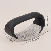 Premium 304 Stainless Steel Garlic Press Manual Mincer Crusher Kitchen Tool