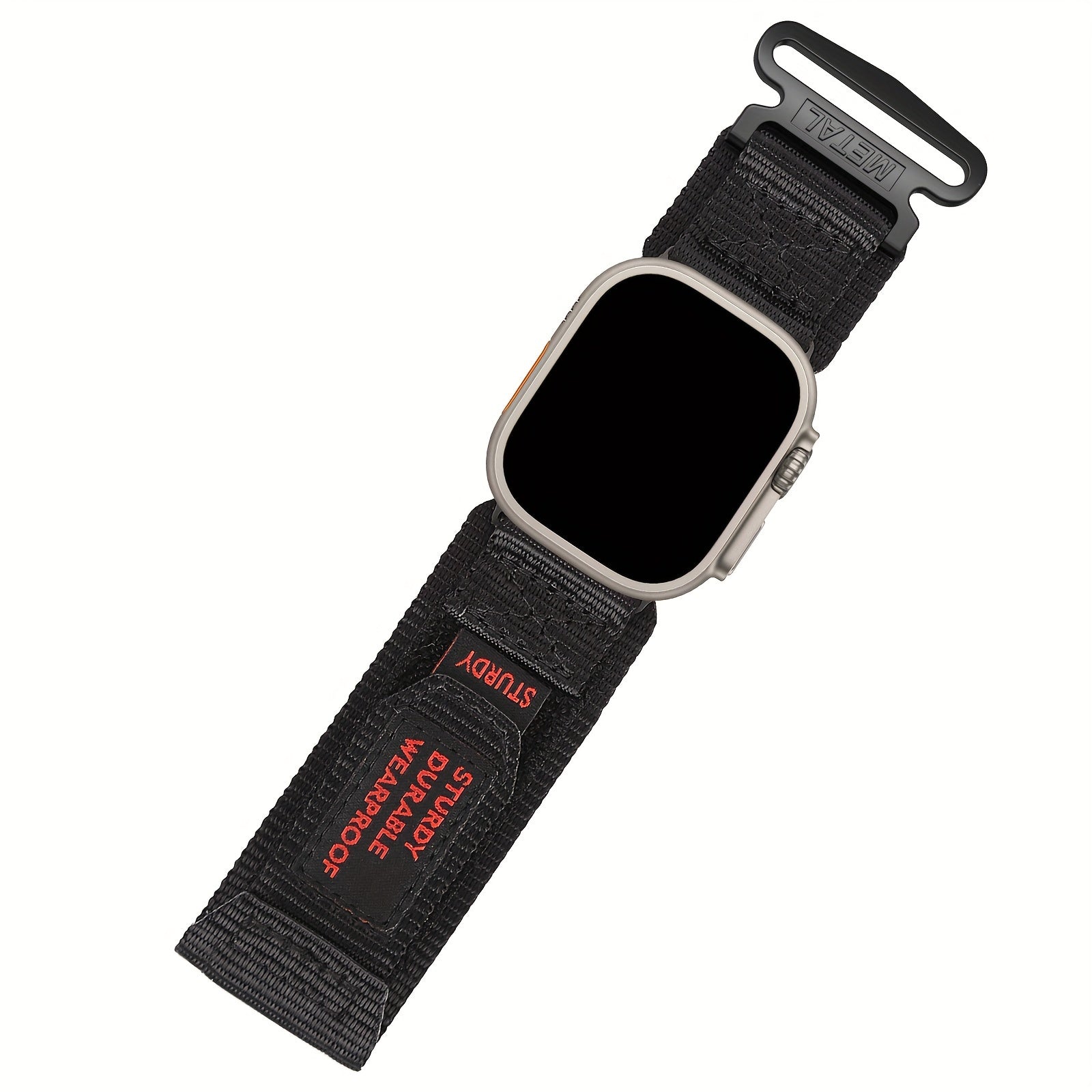 Camouflage Nylon Watch Band for Apple Watch Series 1-10 Ultra and SE Outdoor Sports Hiking