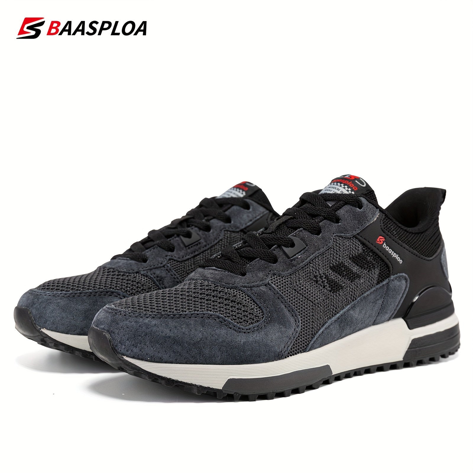 Men's Mesh Breathable Casual Sneakers Non-Slip Wear-Resistant Low Top Shoes
