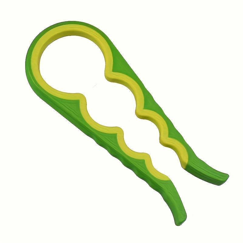 Эргономическая ручная открывалка для консервов 4-в-1 для пожилых с синей ручкой