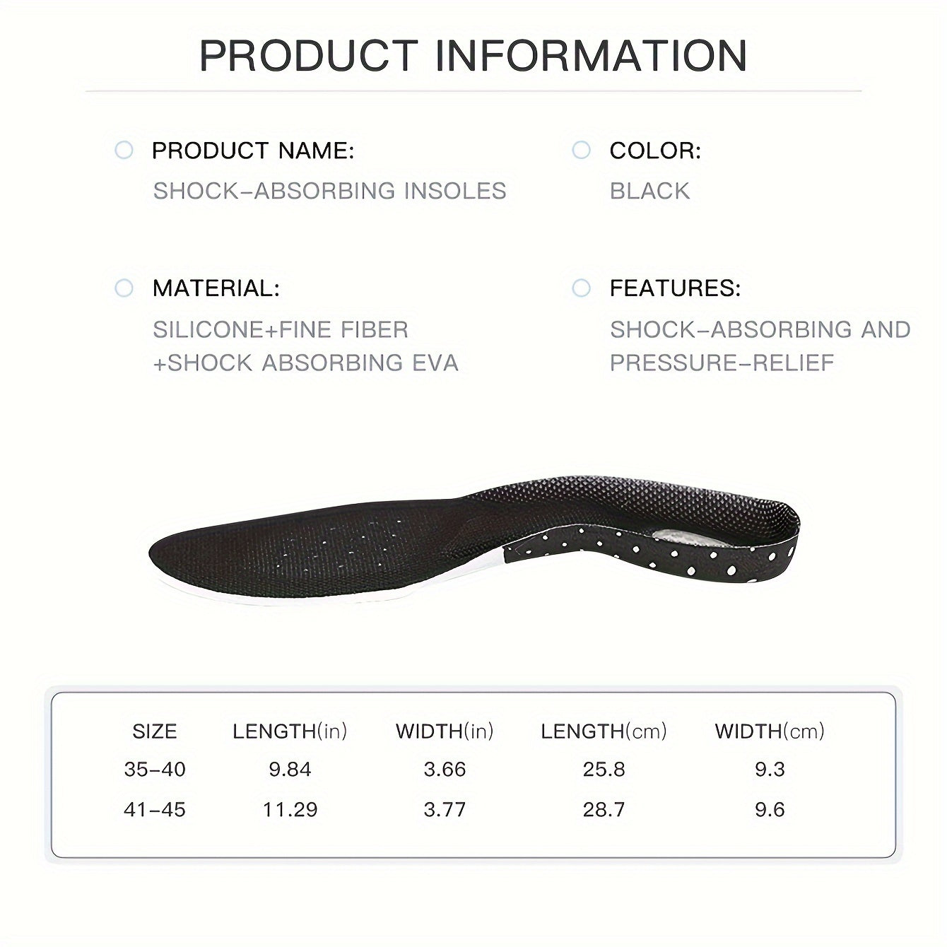 Women Men Sports Insoles Air Cushion Breathable Comfort Basketball Work