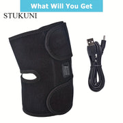 USB Heated Knee Massager with Therapeutic Heat Therapy for Rehabilitation and Recovery