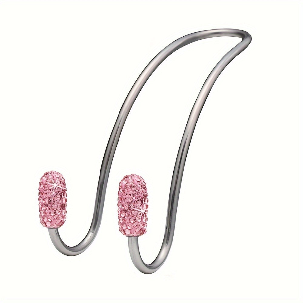 Universal Stainless Steel Crystal Hook for Car Seat Back Storage