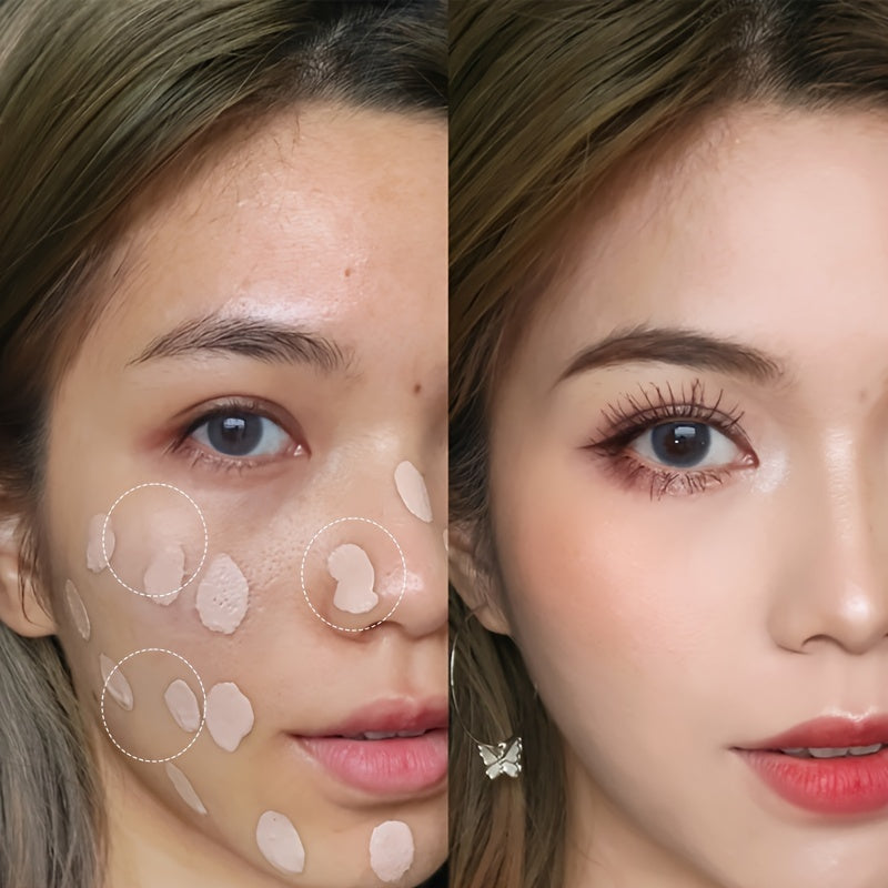 Crema de base para todas las tonalidades de piel de mujer, cobertura total, acabado mate