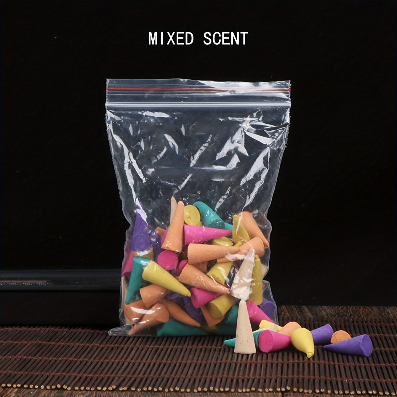 Ассорти из деревянных конусов с ароматом жасмина для праздников, не перьевых, изготовленных оптом.