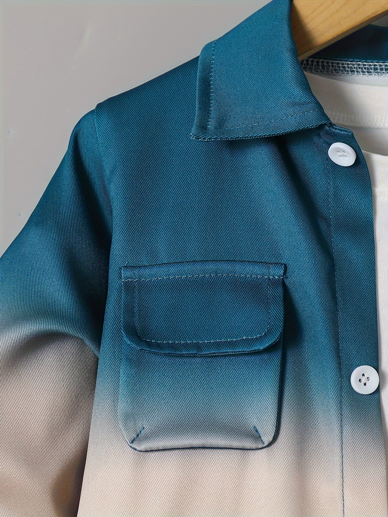 Boys' 2-Piece Set Long Sleeve Digital Print Shirt and Pants Casual Autumn Winter