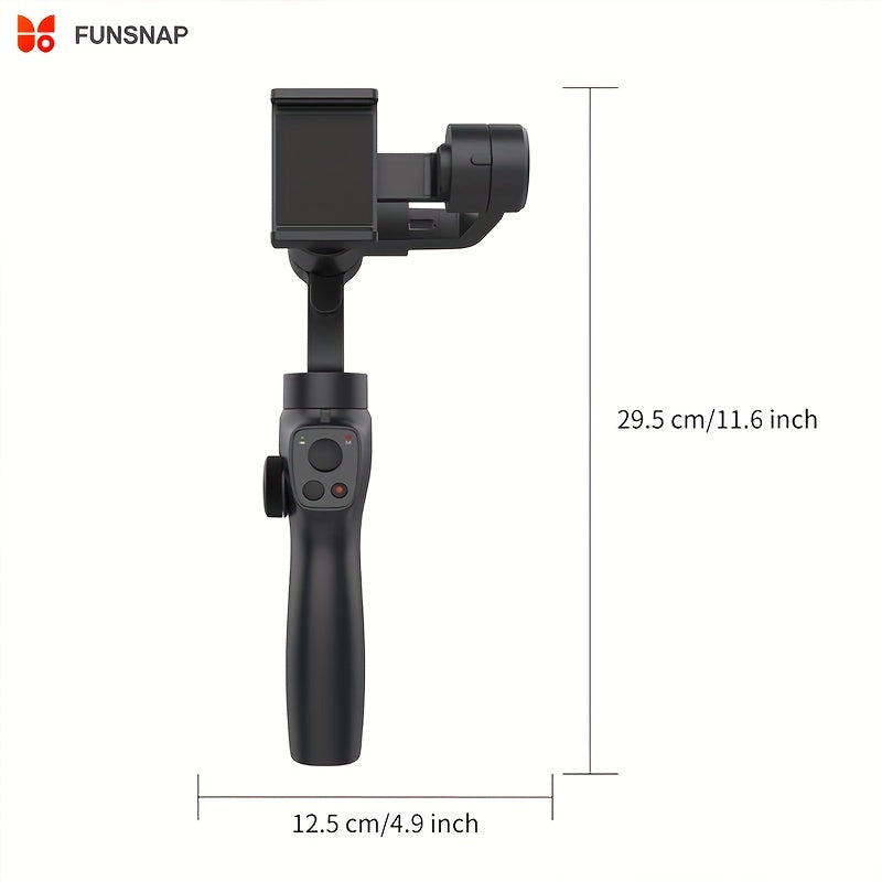 Smartphone Gimbal Stabilizer with Auto-Tracking Wireless Charging and Rechargeable Battery