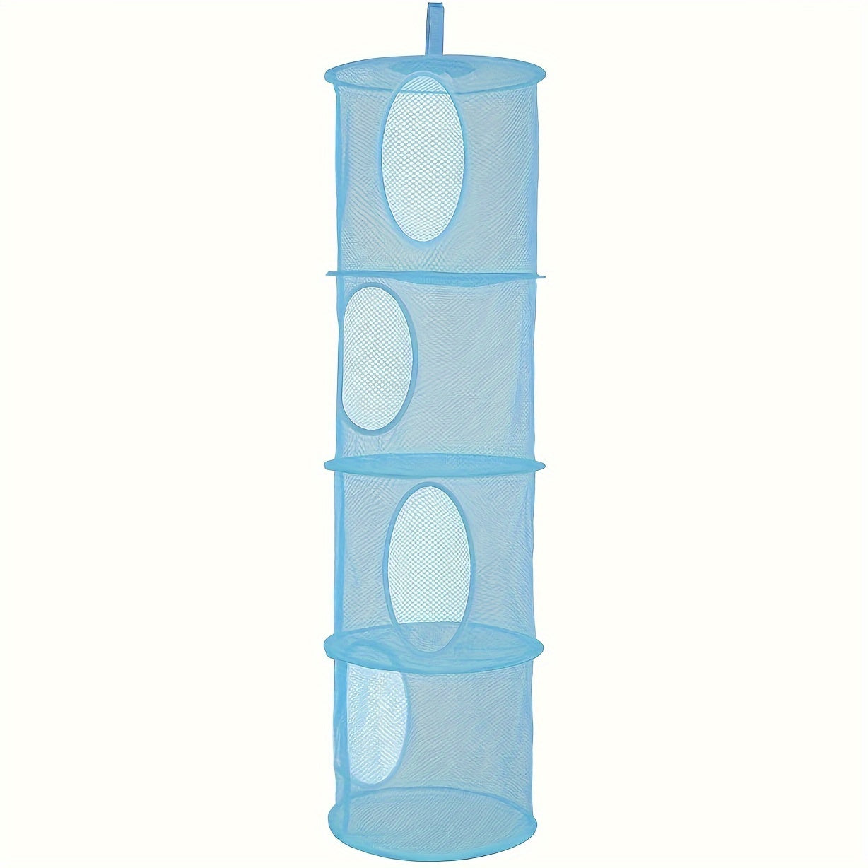 Дышащий сетчатый органайзер для хранения с 4 ярусами для мягких игрушек, перчаток, шляп и носок | Подвесная корзина с складной сушилкой для детской и спальни | Идеальный подарок для Рождества, Дня святого Валентина и дней рождения