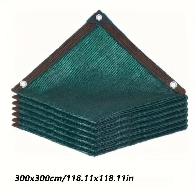 Dark Green Polyethylene Sunshade Net for Outdoor Garden UV Protection Breathability