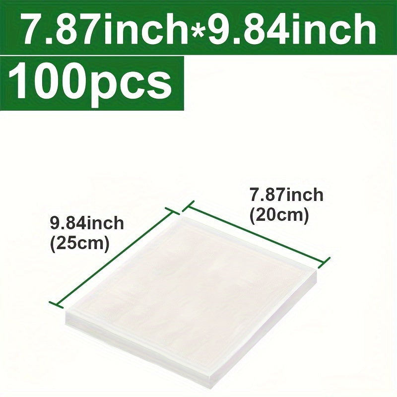 BPA-Free Vacuum Sealer Bags for Food Storage 3.93-15.74 Inches Pack of 100