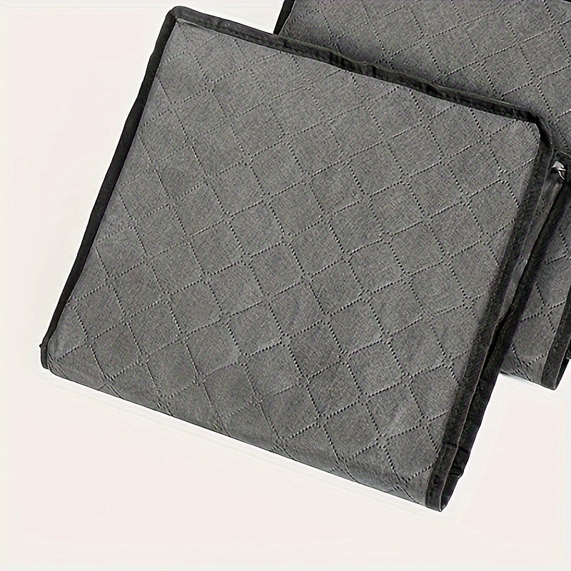 Large Clothes Storage Bag with Handles and Clear Viewing Window for Quilts and Blankets