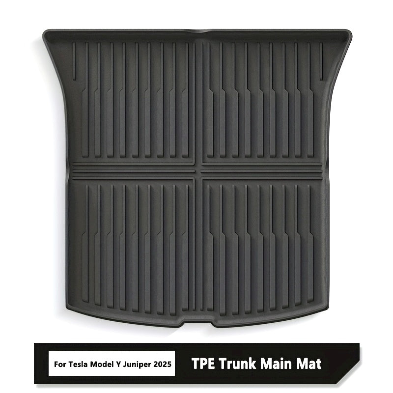 Rear Trunk Mat for Model Y 2025+ TPE All Weather Full Coverage Cargo Liner