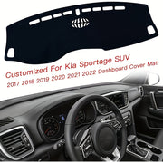 SUV Dashboard Cover Black Polyester Fit Scratch Spill Protection Easy Install