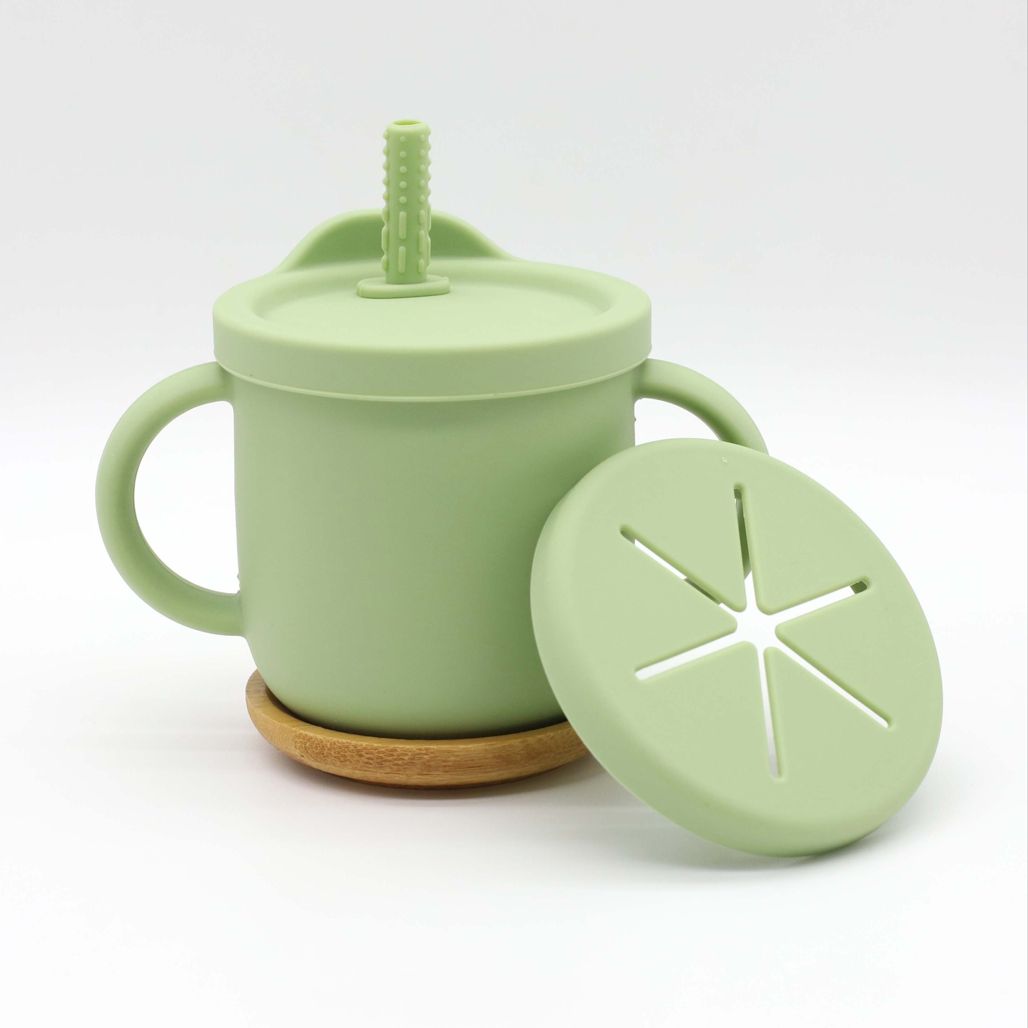 Baby Learning Cup 2-in-1 Drinking Snack Straw for Toddlers