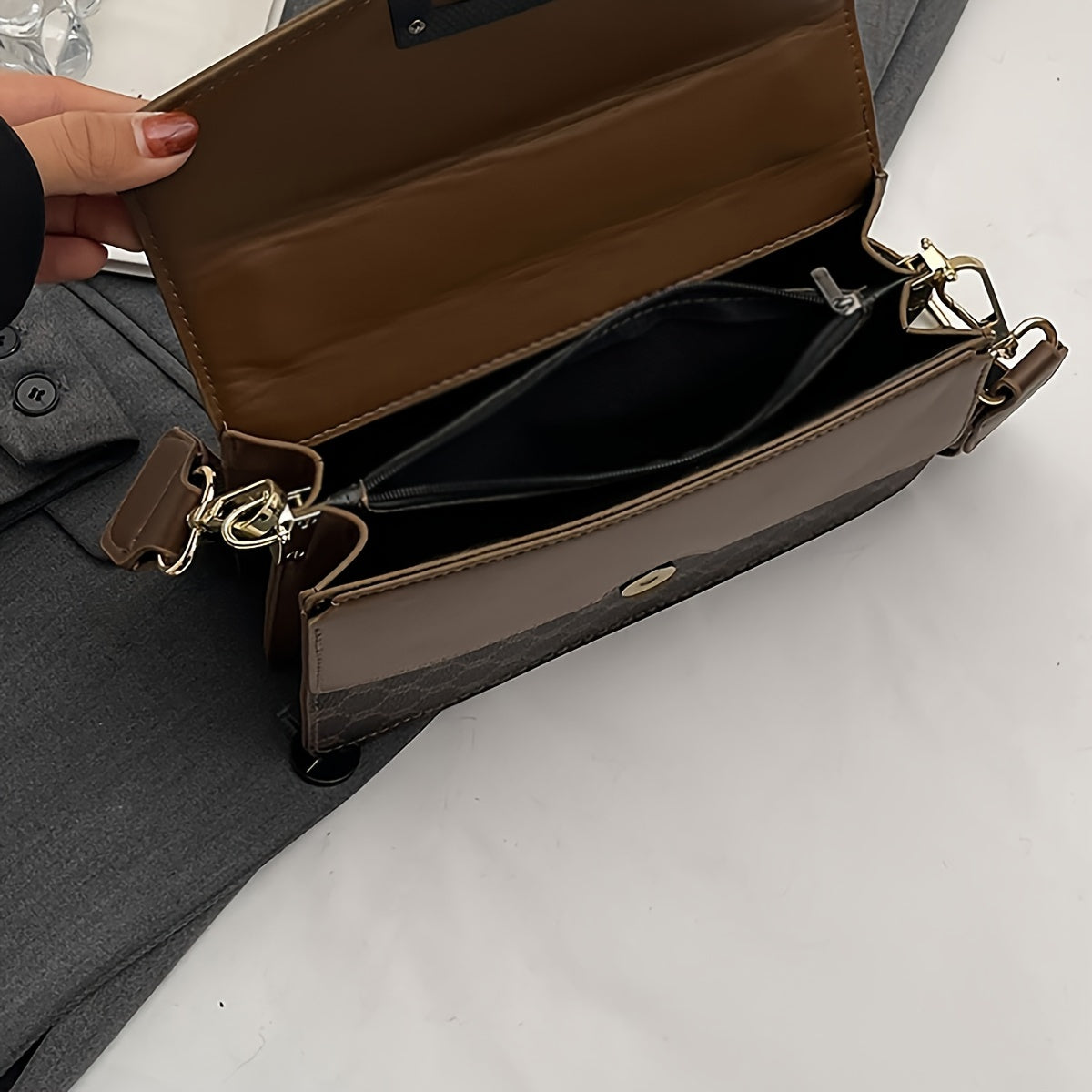 Мини-сумка-квадрат на плечо для женщин, геометрическая, из текстурированного PU, с верхней ручкой, белая, серая, кофейная