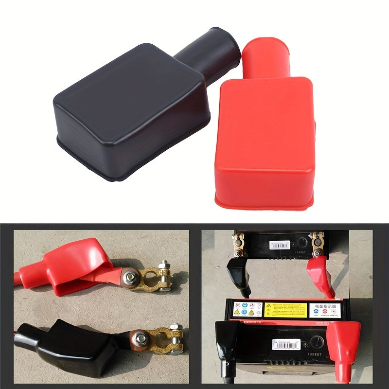 Automotive Battery Terminal Covers Set Negative Positive Isograde Protectors