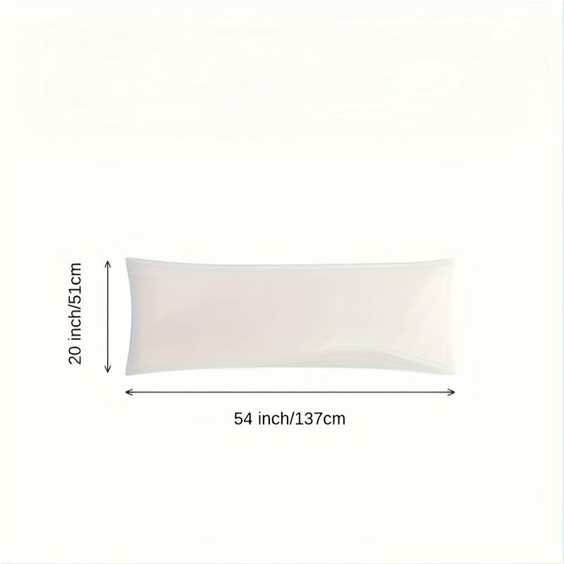 Body Pillow for All Seasons Full Support Hypoallergenic Zipper Design