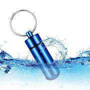 Travel Waterproof Aluminum Medicine Box With 7 Compartments Mini First Aid Kit