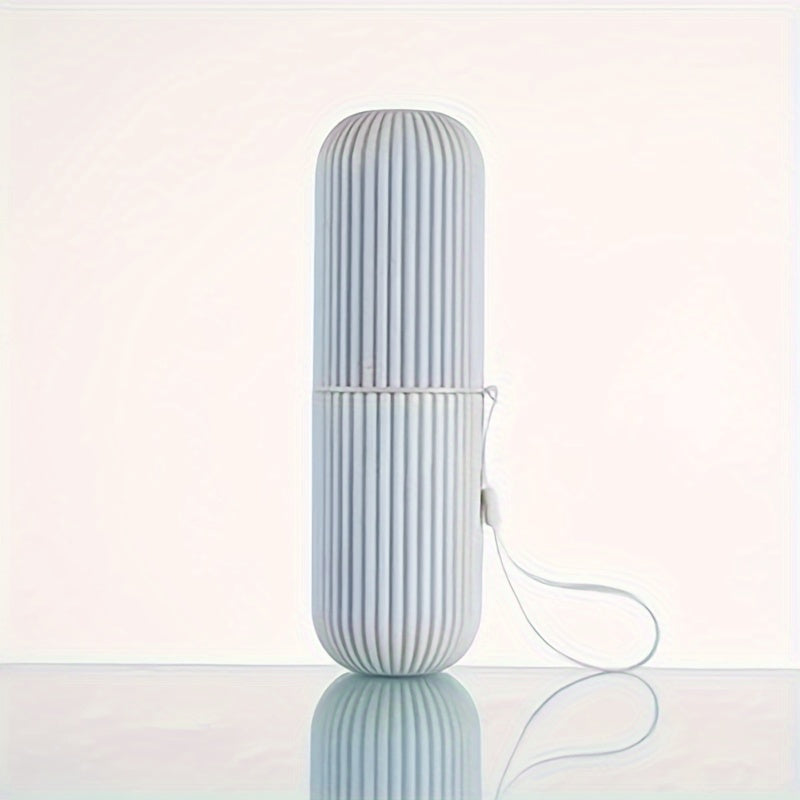 Sayohat uchun tish cho'tkasi qoplami va yuvish kubogi, portativ sayohat uchun hammom asosiy buyumlari